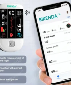 Bikenda™ 3-in-1 Advanced Health Monitor – Blood Glucose, Blood Pressure & ECG with 99.9% Accuracy