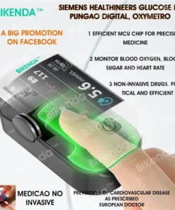 Bikenda™ Next-Generation Smart 3-in-1 Non-Invasive Laser Glucose Meter