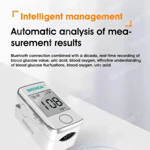 Bikenda™ Premium Next-Generation 3-in-1 Non-Invasive Laser Glucose Meter