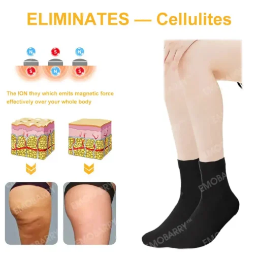 EMOBARRY® VitaluxeTourmaline Magnetic Compression Therapy Socks