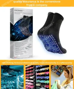 EMOBARRY® VitaluxeTourmaline Magnetic Compression Therapy Socks