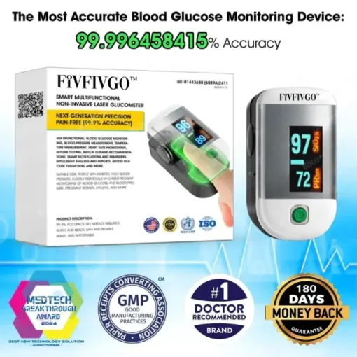 Fivfivgo™ Non-Invasive Laser Blood Glucose Meters