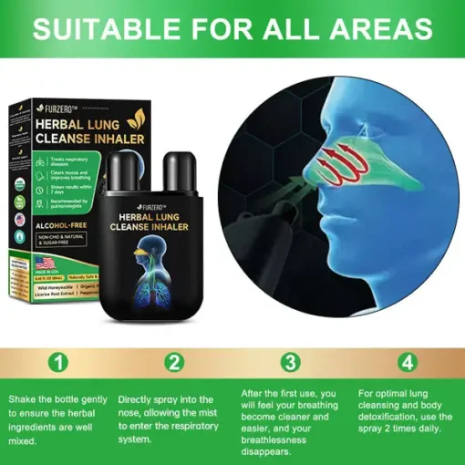 Furzero™ Health lung cleanse inhaler