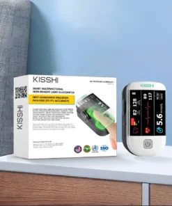 KISSHI™ Premium Next- Generation 3-in-1 Non- Invasive Laser Glucose Meter