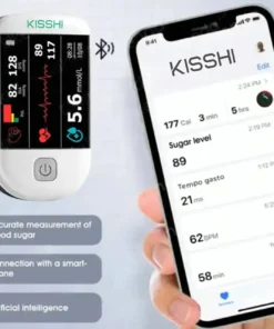 KISSHI™ Premium Next- Generation 3-in-1 Non- Invasive Laser Glucose Meter