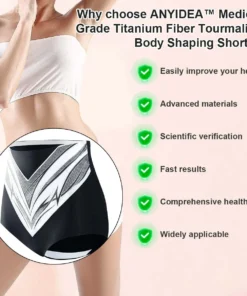 NESLEMY™Medical Grade Titanium Fiber Self-heating Tourmaline Shaping Shorts