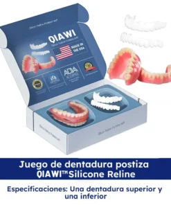 QIAWI™ Premium Custom Silicone Denture Set