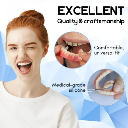 QIAWI™ Premium Custom Silicone Denture Set