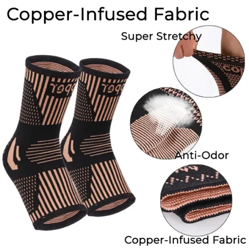 Fivfivgo™ Neuro Healing Copper Socks for Numbing Foot Pain, Neuropathy or Plantar Fasciitis