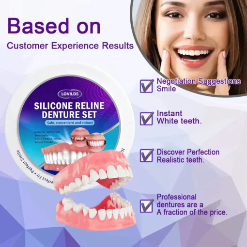 LOVILDS™ Silicone Lined Denture Set