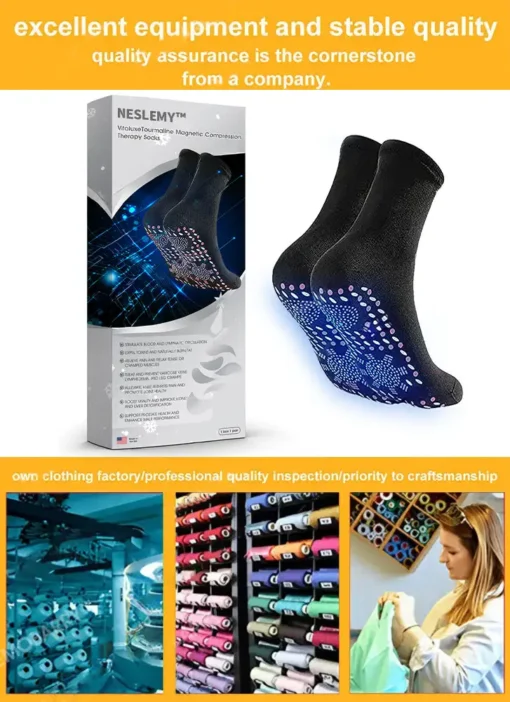 NESLEMY® VitaluxeTourmaline Magnetic Compression Therapy Socks