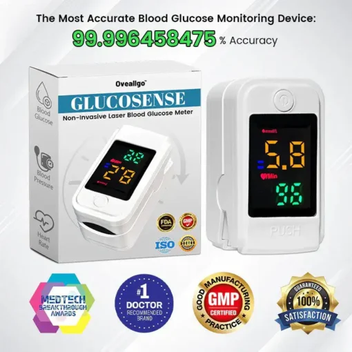 Oveallgo™ GlucoSense Non-Invasive Laser Blood Glucose Meter